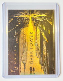 The Dark Tower Limited Gold Plated Artist Signed "The Movie" Trading Card 1/1 - Image 1