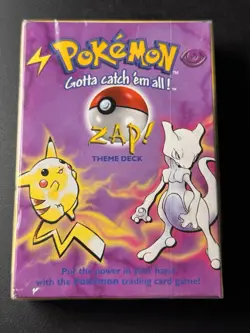 ZAP Theme Deck SEALED Pokemon TCG Wizards of the Coast Factory 1999 BASE SET - Image 4