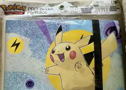 Pokemon Ultra Pro 18 Pocket Portfolio Pikachu and Mimikyu Holds 360 Cards SEALED - Image 3