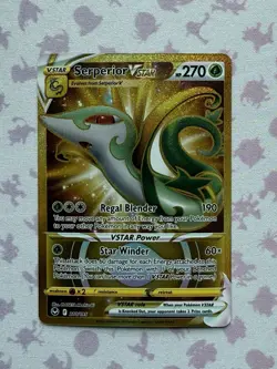 Serperior Vstar 210/195 Pokemon Card- Near Mint- Silver Tempest - Image 1