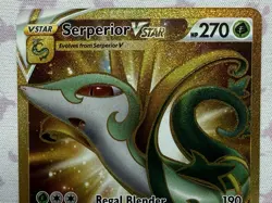 Serperior Vstar 210/195 Pokemon Card- Near Mint- Silver Tempest - Image 3