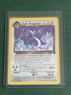 Dark Dragonair 33/82 Team Rocket Set Pokemon Card WotC 2000 - Image 1