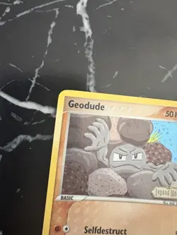 Geodude - 53/92 EX Legend Maker Pokemon Card - 2006 LP - Image 4