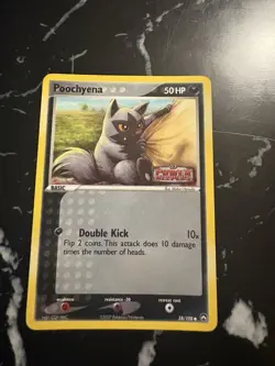 Pokemon Poochyena EX TCG Power Keepers Card 58 Reverse Holo Stamped - Image 1