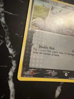 Pokemon Poochyena EX TCG Power Keepers Card 58 Reverse Holo Stamped - Image 4