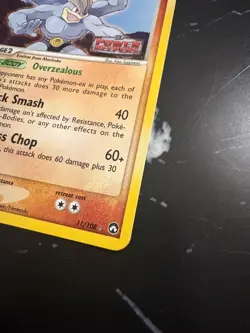 Pokemon TCG Machamp EX Power Keepers Stamped Reverse Holo Card 11/108 - Image 2