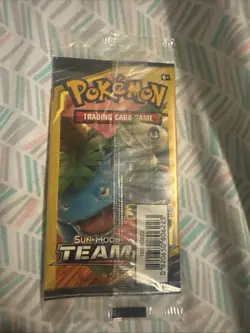 1 Double Pack Pokemon SM Team Up 3-card 2 Mini Booster Packs Zekrom and Pikachu - Image 2