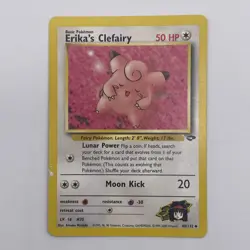 Pokemon Gym Challenge 40/132 Erikas Clefairy Card LP - Image 1
