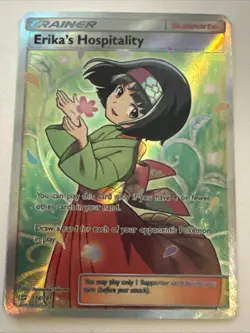 ERIKAS HOSPITALITY Trainer Textured Holographic Custom Art Foil TCG Card - Image 1