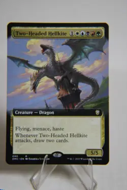 Two-Headed Hellkite 90 Dominaria United Commander NM English 1151 - Image 1