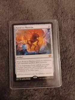 Magic The Gathering Portal To Pyrexia In The Sleeve - Image 1