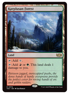Karplusan Forest Commander: Tarkir Dragonstorm MTG - Image 1