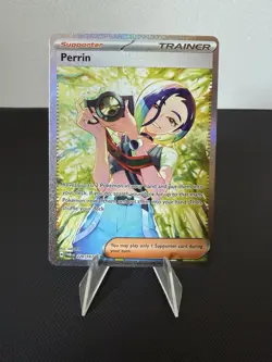 Perrin 220/167 Full Art Illustration Rare Pokemon TCG Twilight Masquerade NM/M - Image 1