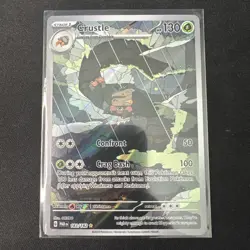 Pokemon TCG Crustle Paradox Rift 183/182 Holo Illustration Rare - Image 1