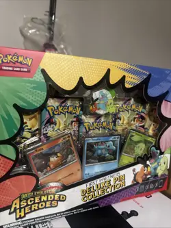 Pokemon TCG Mega Evolution Ascended Heroes First Partners Deluxe Pin Collection - Image 2