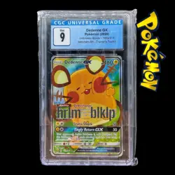 CGC 9 Pokemon Trainer's Toolkit Dedenne GX Promo 195a/214 2020 Alt Art MT Graded - Image 1