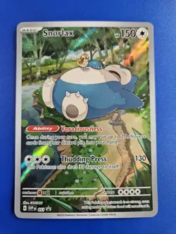Pokemon TCG Snorlax 151 PROMO - MINT - Image 1