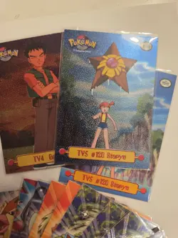 Vintage 1999 Topps Pokemon Series 1 Lot + Bulbasaur Tin - 23 Cards - 4 Foils - Image 3