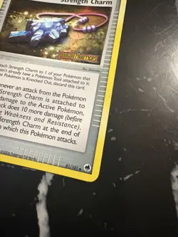 Pokemon TCG Strength Charm EX Dragon Frontiers 81/101 Reverse Holo Stamped - Image 2