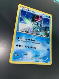 Pokemon TCG Holo Suicune XY Trainer Kit: Pikachu Libre & Suicune 30/30 NM - Image 3