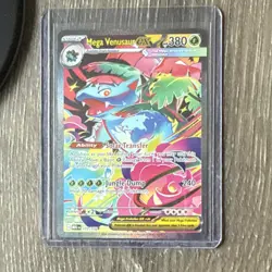 Pokemon Mega Venusaur Ex 177/132 Me01: Mega Evolution Holo SIR - Image 1