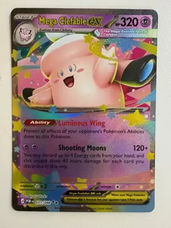 Pokemon TCG: 2026 Perfect Order Double Rare Mega Clefable EX (031/088) - Image 1