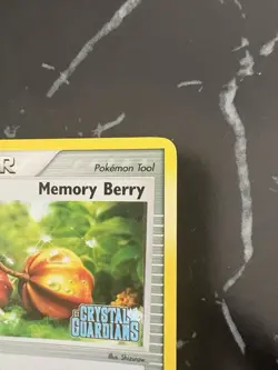 Pokemon TCG Memory Berry 80/100 Ex Crystal Guardians Holo Foil Stamped LP - Image 3