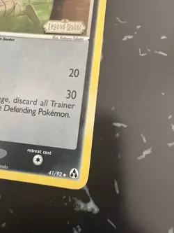 Pokemon TCG Nuzleaf Ex Legend Maker 41/92 Reverse Holo Stamped - Image 2