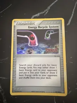 2007 Pokemon EX Power Keepers Energy Recycle System Reverse Holo #73/108 - Image 1