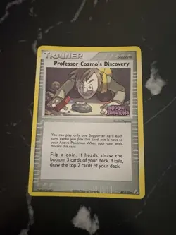 Pokemon Professor Cozmo's Discovery EX Holon Phantoms 89 Reverse Holo Stamped - Image 1