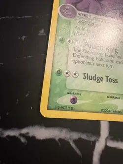 Pokemon TCG Muk EX Legend Maker 11 Reverse Holo Rare Stamped - Image 5