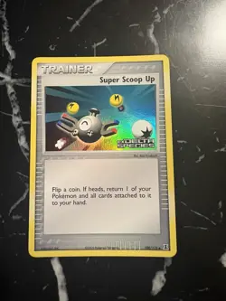 Pokemon TCG Super Scoop Up EX Delta Species 100/113 Reverse Holo Stamped - Image 1