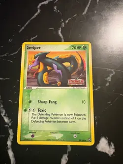 Pokemon TCG Seviper EX Power Keepers 23 Reverse Holo Rare Stamped - Image 1