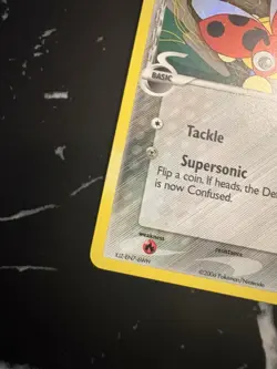 Pokemon TCG Ledyba EX Dragon Frontiers 53/101 Reverse Holo Stamped - Image 4