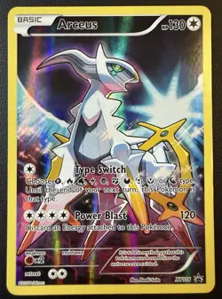 Arceus XY116 Full Art Holo Blackstar Promo Pokemon - Image 1