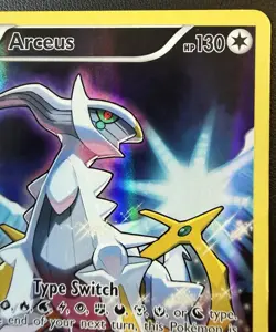 Arceus XY116 Full Art Holo Blackstar Promo Pokemon - Image 3