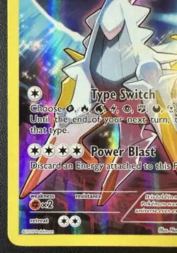 Arceus XY116 Full Art Holo Blackstar Promo Pokemon - Image 5
