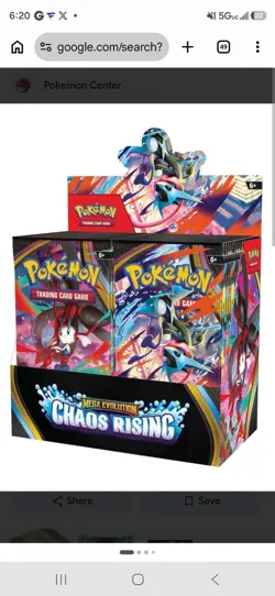 Pokemon Chaos Rising Booster Box 36 Packs Factory Sealed Box PRESALE 05/22 - Image 1