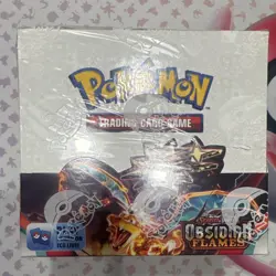 Pokemon Scarlet & Violet Obsidian Flames Booster Box English 2023 TCG Sealed - Image 1