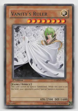 1x Yu-Gi-Oh! Vanity's Ruler - DUOV-EN061 - Ultra Rare - 1st Edition - Image 1