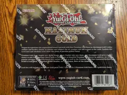 NEW YUGIOH TCG Maximum Gold 1st Edition Mini Box Factory Sealed with 4 packs 83717851066 - Image 2