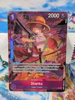 Shanks (OP13-065) (Alternate Art) R Carrying On His Will OP13-065 NM - Image 1