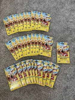 One Piece OP15 “Adventure on Kami's Island” Sleeved Booster Pack (LOT Of 31) - Image 1