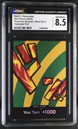 2025 One Piece Premium Booster: Best Vol.2 Don!! - CGC 8.5 - Image 1