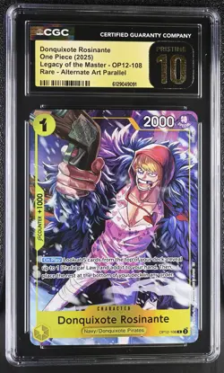 2025 One Piece Legacy Of The Master Donquixote Rosinante CGC 10 #OP12-108 - Image 1