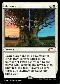 MTG Balance - Foil, Secret Lair Drop Series, Near Mint, English - Image 1