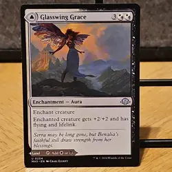 MTG Glasswing Grace Age-Graced Chapel Modern Horizons 3 #254 NM Fresh Pull - Image 1