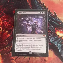 MTG Magic the Gathering Grave Pact (165/1173) Commander Masters LP - Image 1