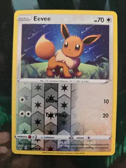 Eevee 130/185 C Vivid Voltage Reverse Holo NM/M Pokemon - Image 1