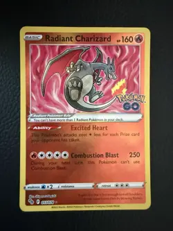 Pokemon Go Holo Radiant Charizard #011/078 NM Condition - Image 1